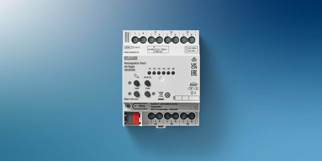 KNX Heizungsaktor 6-fach bei Richard Steigenberger Elektrotechnik GmbH in Wolfratshausen