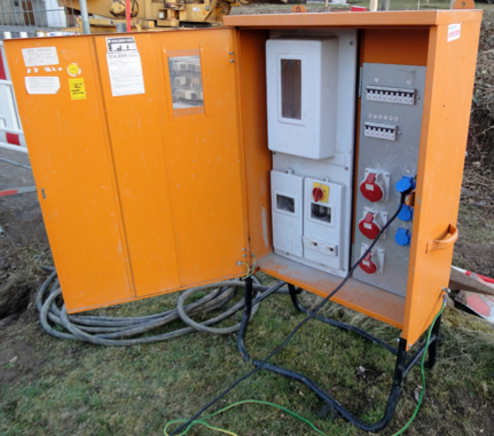 Baustromkasten bei Steigenberger Elektrotechnik in Wolfratshausen